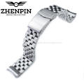 22mm 316L stainless steel watch band for men
